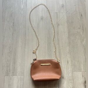 Steve Madden Tan Small Chain Crossbody Bag